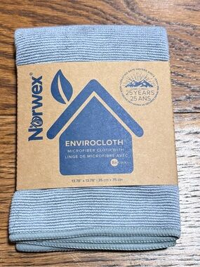 Norwex EnviroCloth Eco-Friendly Microfiber Cleaning Cloth New In Package
